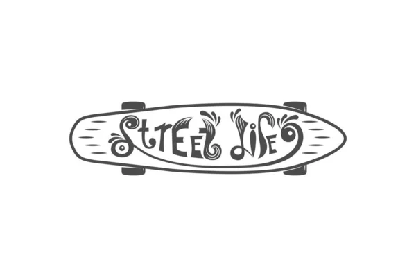 Logotyp Straßenleben. — Stockvektor