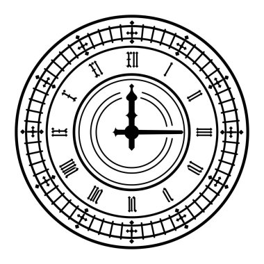 Big Ben Saat İllüstrasyon.