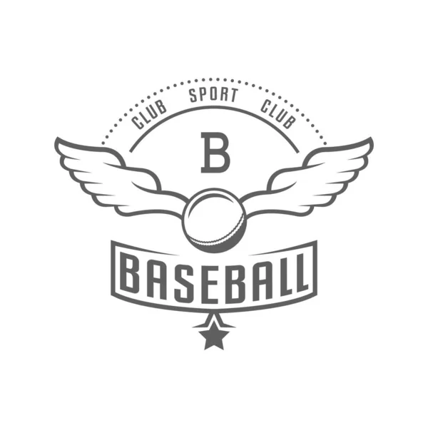 Logotipo del club de béisbol . — Archivo Imágenes Vectoriales