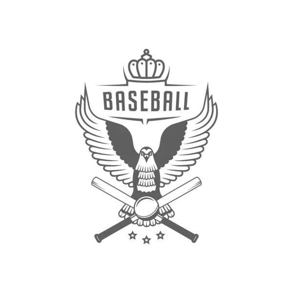 Logotyp baseballowy. — Wektor stockowy