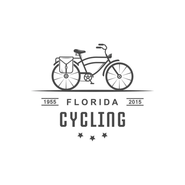 Logotipo ciclista . — Vector de stock