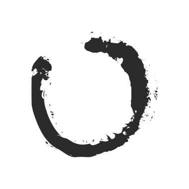 Siyah Mürekkep Çemberi.