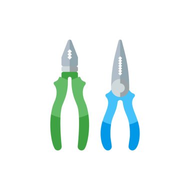 Pliers Düz İllüstrasyon