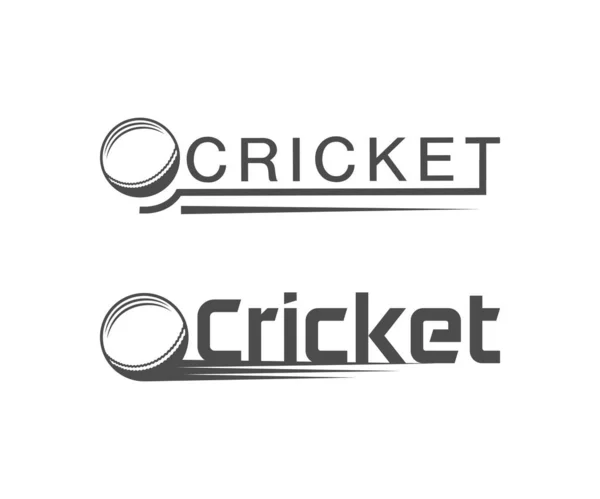 Cricket Lettering. — Stock Vector