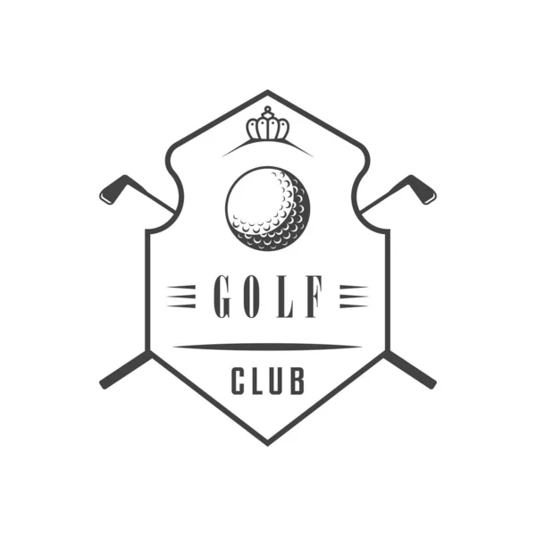 Golf klubb logotype — Stock vektor