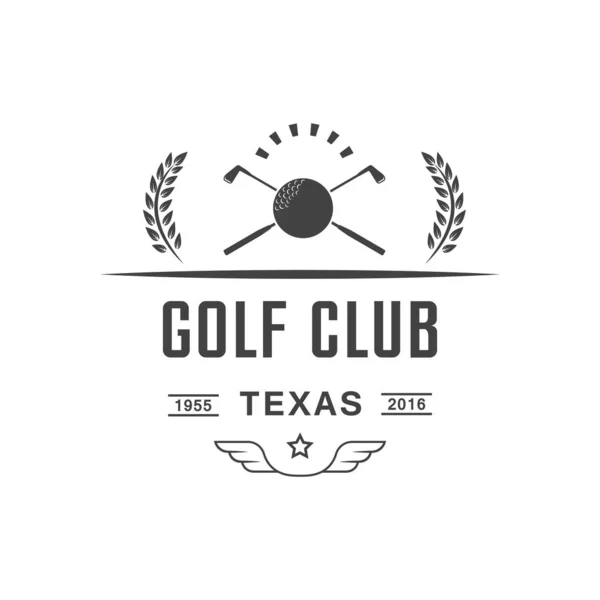 Logotipo del club de golf — Vector de stock