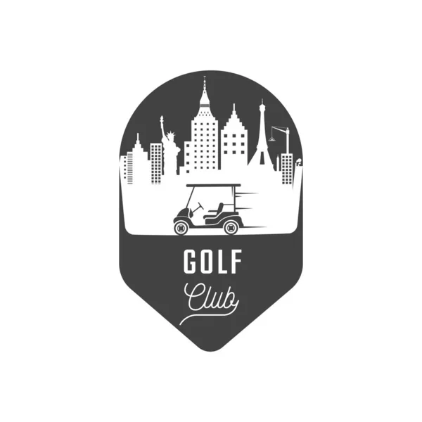 Golf Club Logotype — Stock Vector