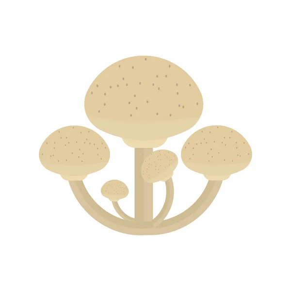 Plochý obrázek medové houby — Stockový vektor