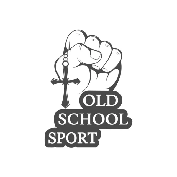 Old School Sport Logo. — Stock Vector