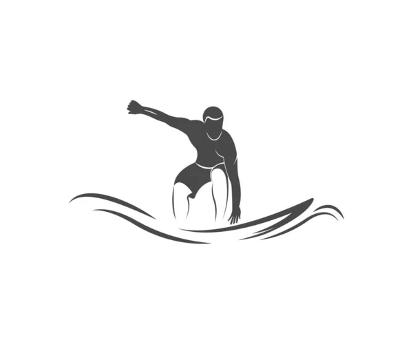 Logotipo de surf . — Vector de stock