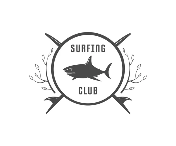 Logotype club de surf . — Image vectorielle