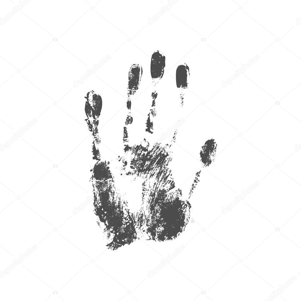 ink handprint