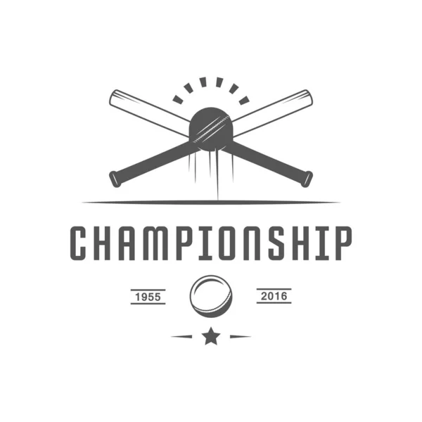 Logotipo del Campeonato de Béisbol . — Archivo Imágenes Vectoriales