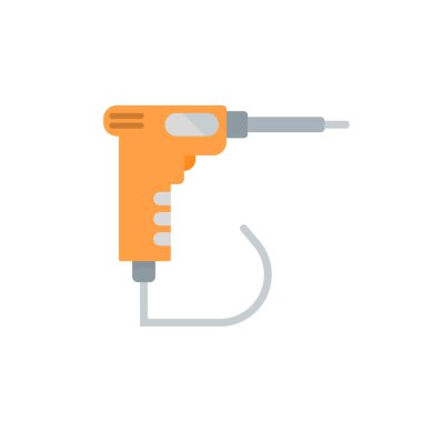 Bir Lehim Demir düz İllüstrasyon