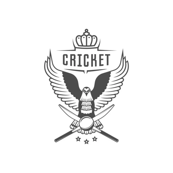 Cricket Logotype. — Stock Vector