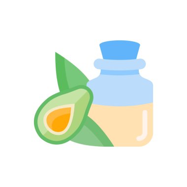 Avokado Yağı İllüstrasyon