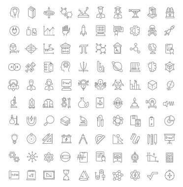 Bilimin Vektör Satırı Simgelerini Ayarla