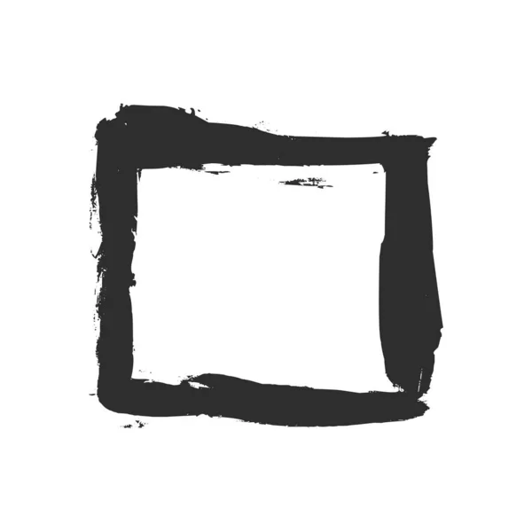 Black Ink Frame. — Stock Vector