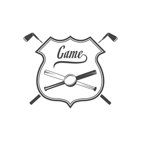 Logotipo de clube de golfe —  Vetores de Stock