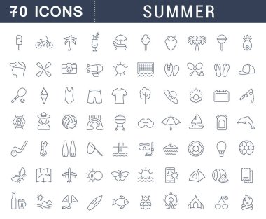 Yazın Vektör Satırı Simgelerini Ayarla