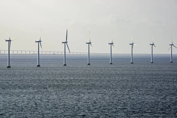 Offshore windturbines in de Oostzee — Stockfoto