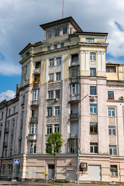 Kyiv Kiev Ukraine June 2020 Famous Building Empire Style Stalinism — Stock Photo, Image