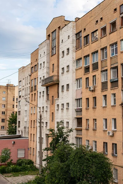 Kiev Kiev Ucraina Giugno 2020 Edificio Residenziale Dall Architettura Insolita — Foto Stock