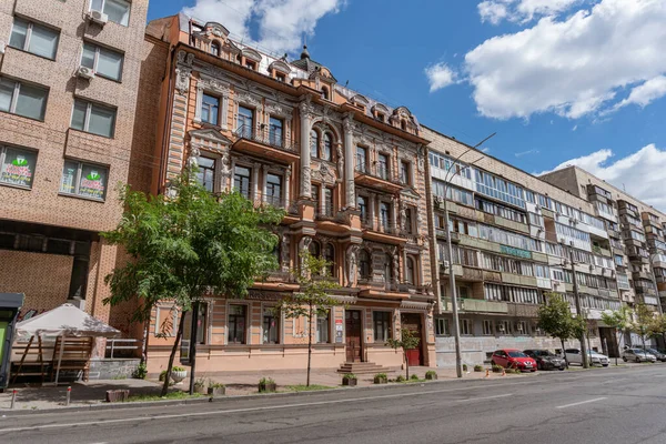 Kiev Kiev Ucraina Agosto 2020 Diversi Edifici Costruiti Epoche Diverse — Foto Stock