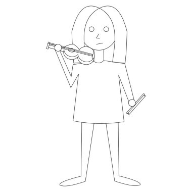 Şemsiye Akademisi süper kahramanı. Stok vektör illüstrasyonu.