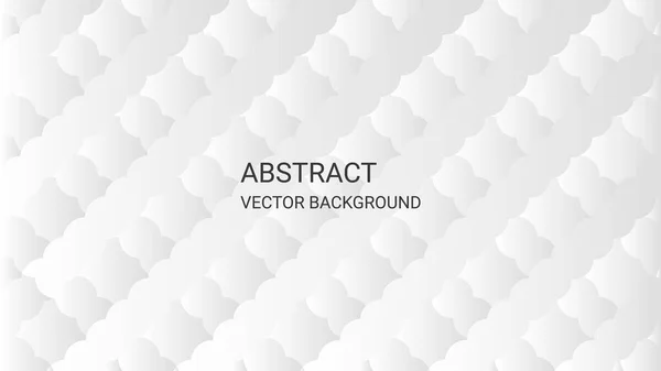 Abstrait Fond Blanc Gris Avec Motif Cellules Mosaïque Modèle Géométrique — Image vectorielle