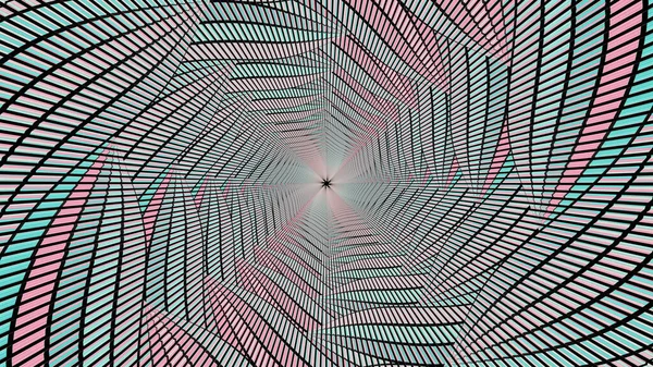 Иллюстрационный График Абстрактного Красочного Энергетического Тоннеля Пространстве Красивой Текстурой Рисунком — стоковое фото