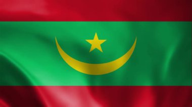 Mauritius Ulusal Bayrağı - Mauritian bayrağının 4K kusursuz döngü animasyonu. Son derece detaylı 3B görüntüleme