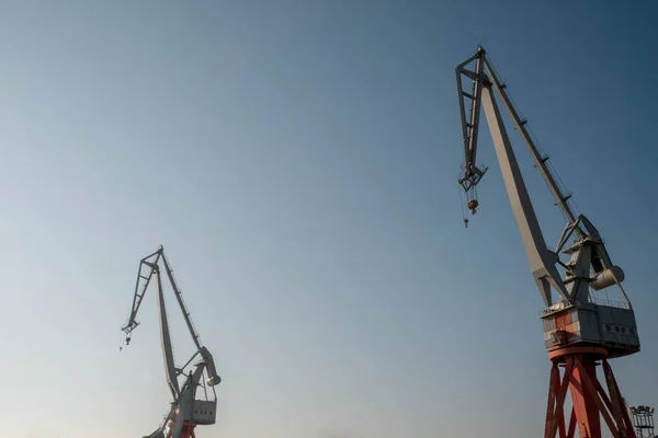 Huge Crane Port — Stock Photo, Image