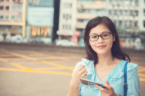 Woman use smartphone in daily life