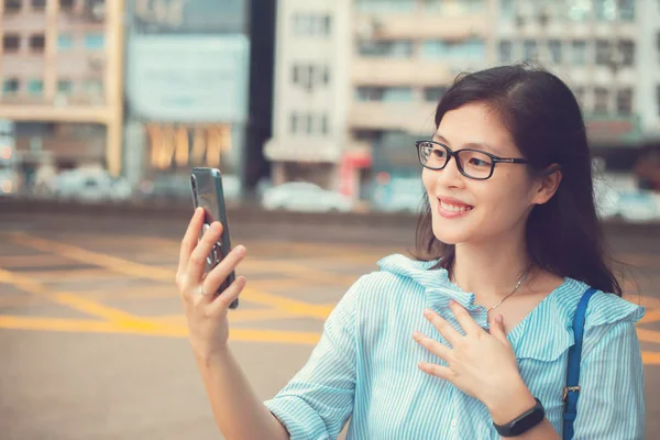 Woman use smartphone in daily life