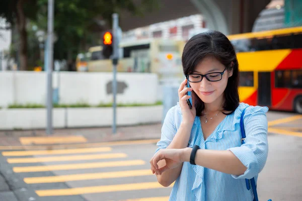 Woman use smartphone in daily life