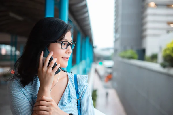 Woman use smartphone in daily life