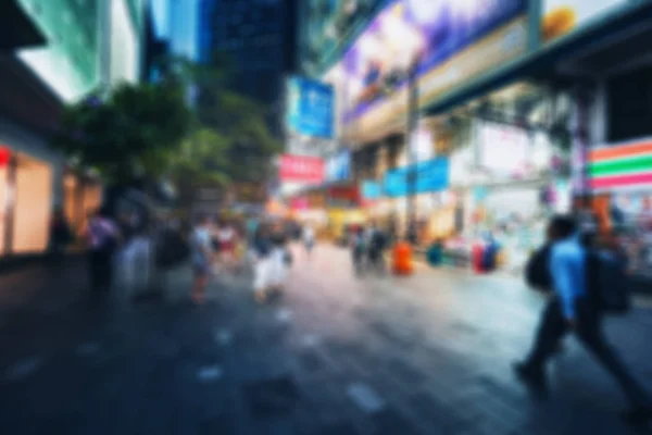 Augusztus 2017 Tsim Sha Tsui Hongkong Nézd Utca Tömeg Emberek — Stock Fotó