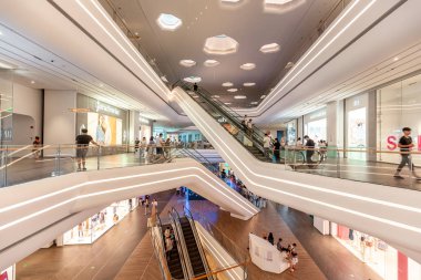 Modern alışveriş Hong Kong, iç görünüş