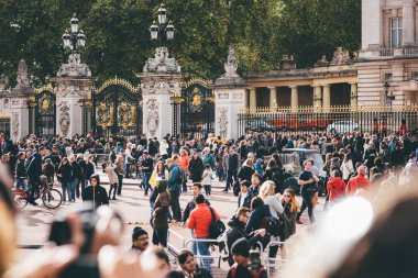 21 Ekim 2017, Londra, İngiltere. Merkezi kare ve Londra, İngiltere'de alışveriş