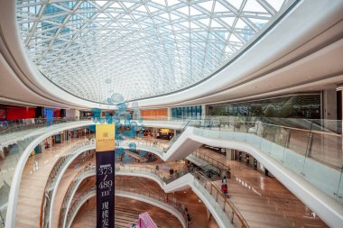 Modern alışveriş Hong Kong, iç görünüş
