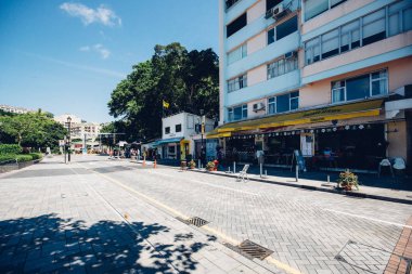 Mimarlık ve yapı sırasında gündüz, 19 Kasım, 2016, Hong Kong