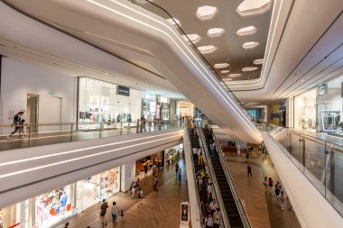 Modern alışveriş Hong Kong, iç görünüş