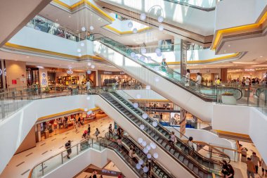 Modern alışveriş Hong Kong, iç görünüş