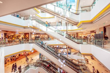 Modern alışveriş Hong Kong, iç görünüş