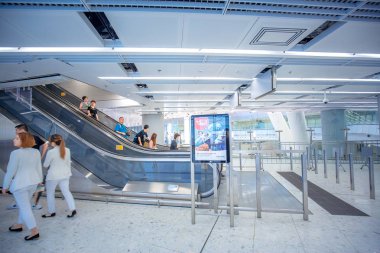 Havaalanı terminal, Hong Kong iç görünüm
