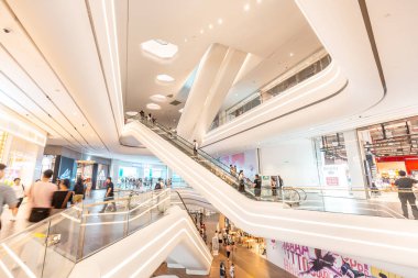 Modern alışveriş Hong Kong, iç görünüş