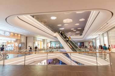 Modern alışveriş Hong Kong, iç görünüş