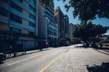 Mimarlık ve yapı sırasında gündüz, 19 Kasım, 2016, Hong Kong