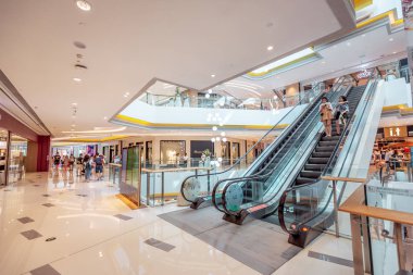 Modern alışveriş Hong Kong, iç görünüş